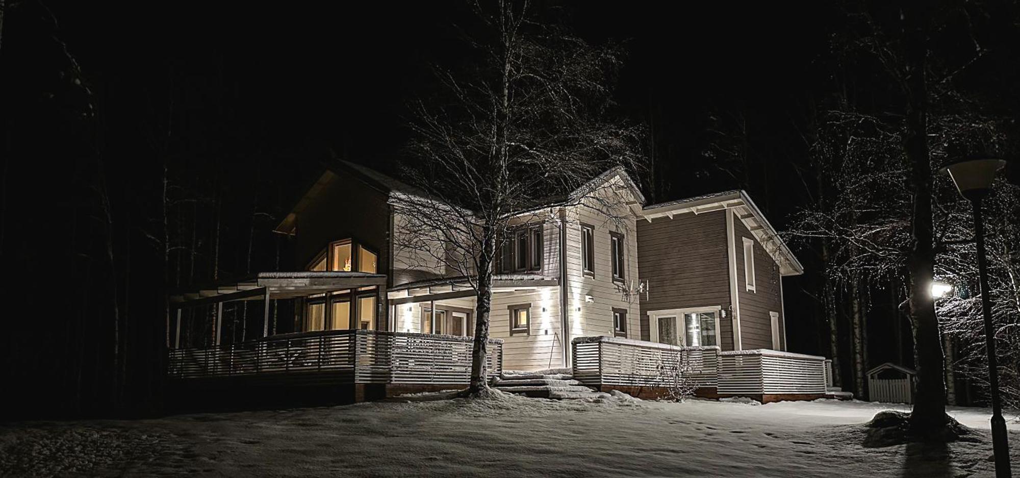 Luxurious Villa Kinos With Jacuzzi Rovaniemi Buitenkant foto
