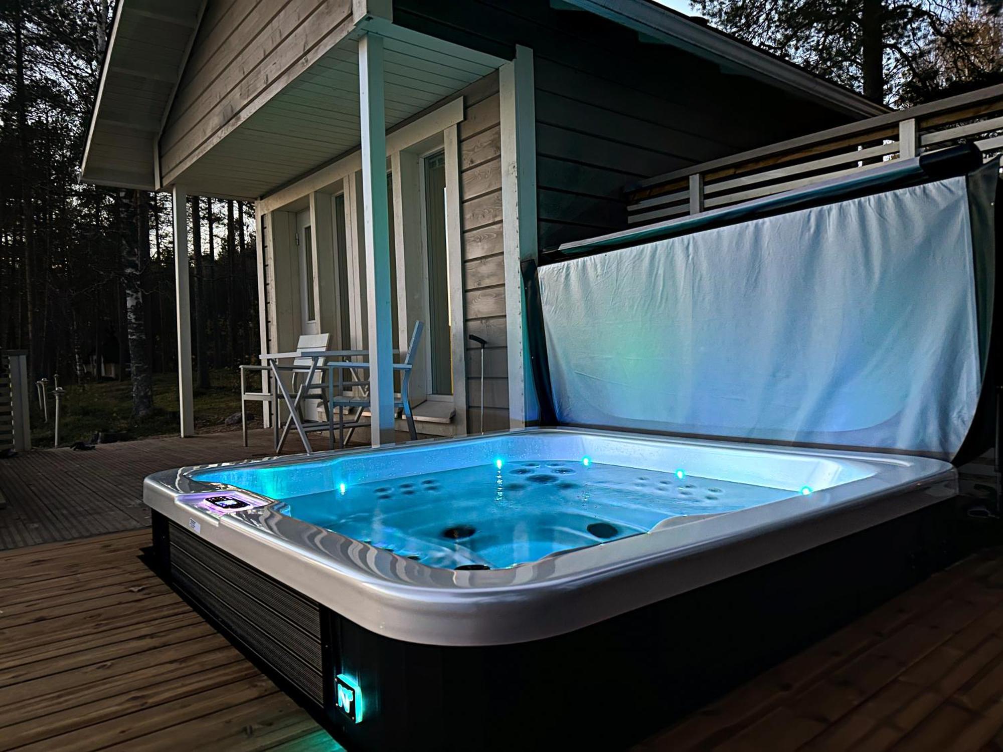 Luxurious Villa Kinos With Jacuzzi Rovaniemi Buitenkant foto
